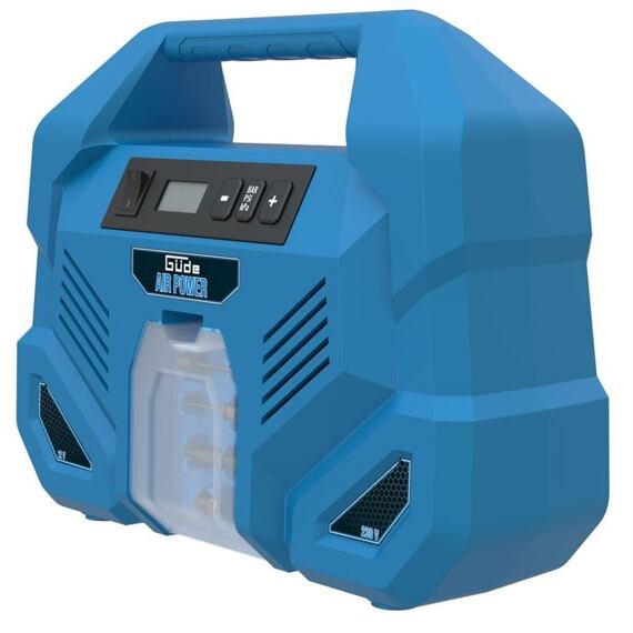 GÜDE kompresor Airpower Dual Drive 12V/230V, 8bar, 1,7kg, příslušenství, 50150