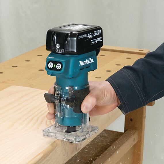 MAKITA DRT52Z aku kombinovaná frézka 18V bez baterie, kleština 6mm (obdoba 3711)