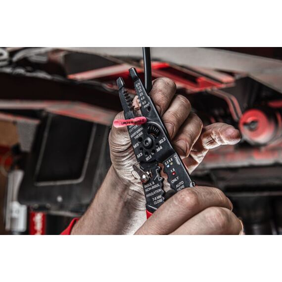 MILWAUKEE 4932493816 odizolovávací kleště s krimpovačem, víceúčelové