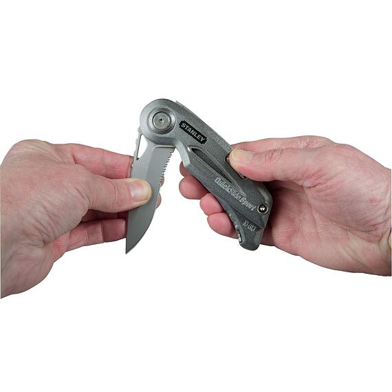 STANLEY 0-10-813 nůž sportovní QUICKSLIDE zavírací s pojistkou, čepel 75mm