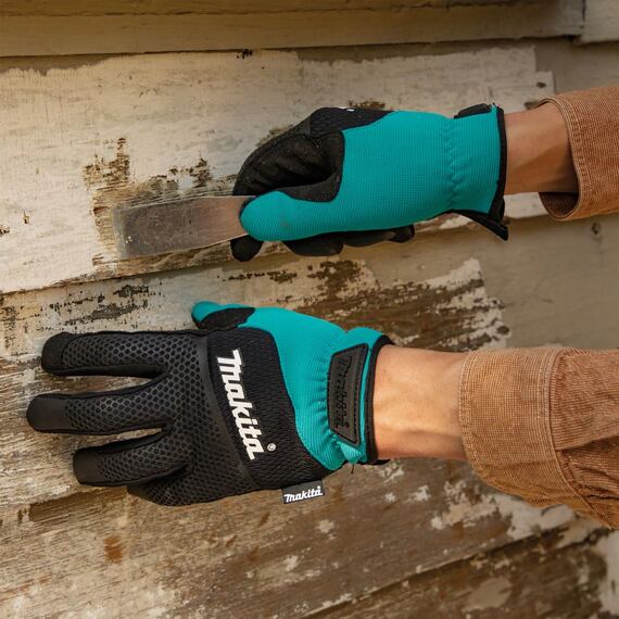 MAKITA P-84676 rukavice pracovní STANDARD, vel.XL/10, prodyšné, ovládání telefonu