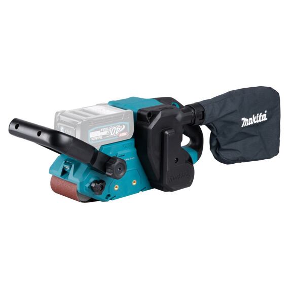 MAKITA BS001GZ aku pásová bruska XGT 40V, 76*533mm, 120-470 m/min, bez baterie