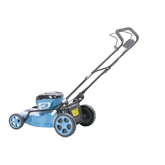 DEDRA aku sekačka 2*18V/5Ah, 46cm, bezuhlíkový motor, koš 65l, prostor pro 4baterie, DED6997X-2A5
