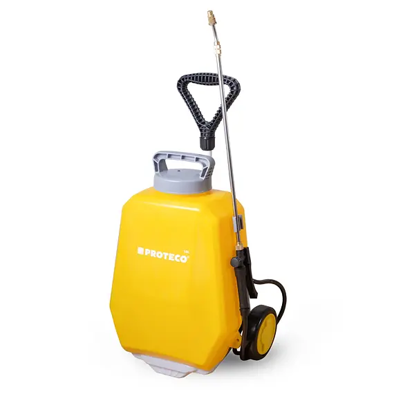 PROTECO postřikovač 16l zádový AKU 8Ah, PREMIUM, teleskopická tryska, kolečka, 10.80-PTK-16-AKU-P