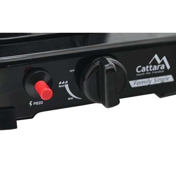 CATTARA plynový vařič Traveler FAMILY SINGLE, piezo, spotřeba 160g/hod., 13595