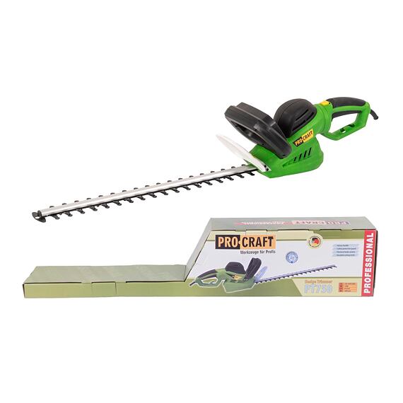PROCRAFT PT750 nůžky na živé ploty 230V, 750W, lišta 610mm, střih max 24mm