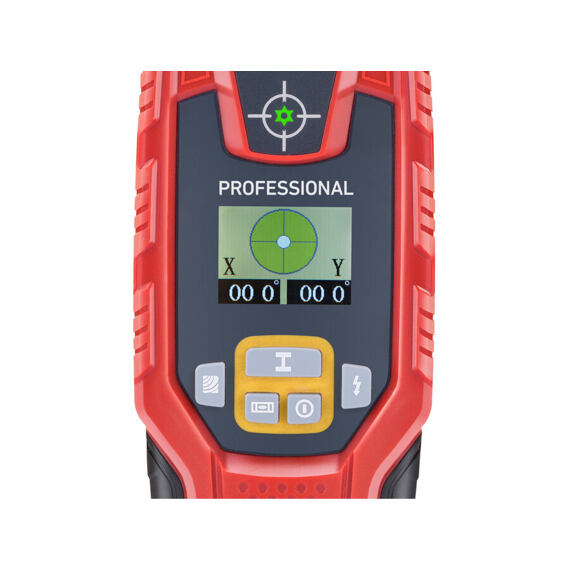 EXTOL Premium detektor materiálů digitální, Fe kovy, neželezné kovy, dřevo, ZOOM, 8831321