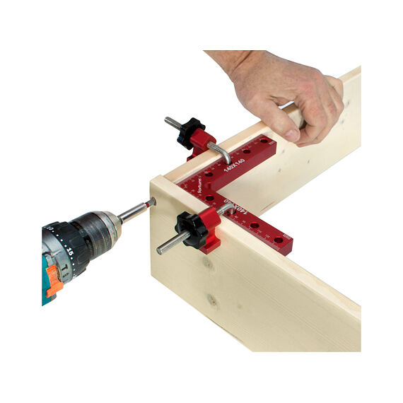 FORTUM L-rohové svěrky 90° sada 2ks, 140*140mm, materiál 0-59mm, 4784120