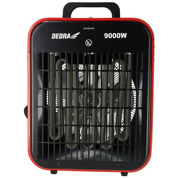 DEDRA ohřívač elektrický 9kW, 400V, termostat, pojistka proti přehřátí DED9924B