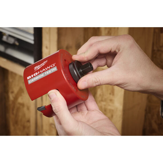 MILWAUKEE 4932500552 adaptér Quik-Lok pro děrovky, HSaw QL Pin Adaptor XL 5/8"*18, 32-210mm, 2 kusy