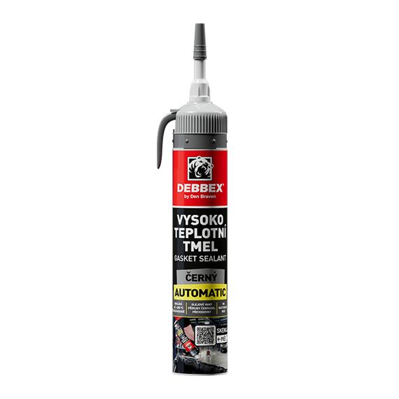 DEN BRAVEN Gasket Sealant AUTOMATIC 200ml, použití bez lisu, černý 32015A