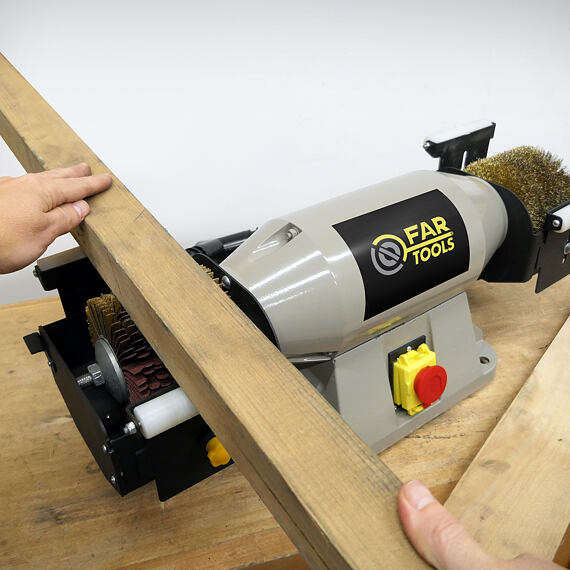 FARTOOLS REX 120 BENCH stacionární kartáčový renovátor 900W, kartáče 120*100mm