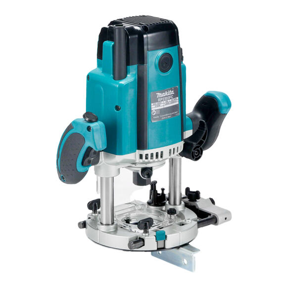 MAKITA RP2303FC01 horná frézka s reguláciou 2100W, 9000-22000 ot./min., klieštiny 6+8+12mm