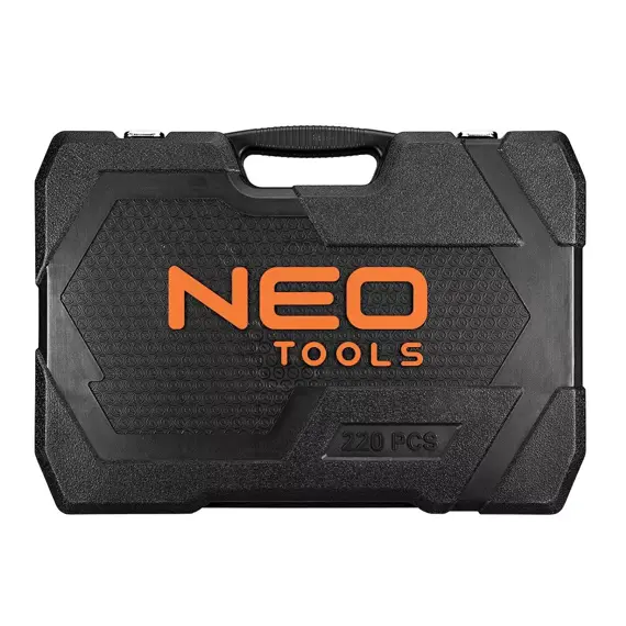 NEO gola sada 1/2"+3/8"+1/4", 220-ti dílná, OP klíče, 10-220