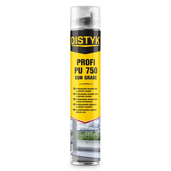 DEN BRAVEN pěna montážní pislolová 750ml, DISTYK, vysoká přilnavost, 40220DEU