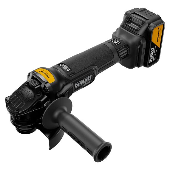 DeWalt DCG45MP2T aku bezuhlíková úhlová bruska 125mm, 18V/2*5Ah, kufr, edice McLaren F1