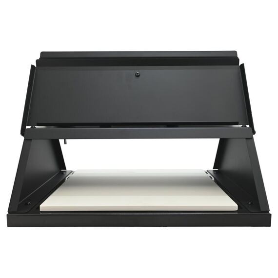 CATTARA pizza pec SALERNO s dvířky a teploměrem, 40*35,5*21cm, použití na grilu, 14111