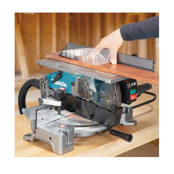 MAKITA LH001GZ aku stolní a pokosová pila s AWS 260mm Li-ion XGT 40V, (2100W), bez baterie