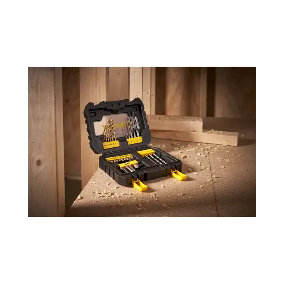 STANLEY STA88550 sada vrtáků do kovu TITANIUM, 31-dílná, kufr
