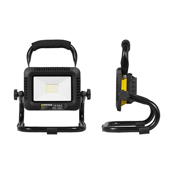 PROTECO svítilna aku 20W/20V, 1000/2000lm, bez baterie 51.10-AL-20-20