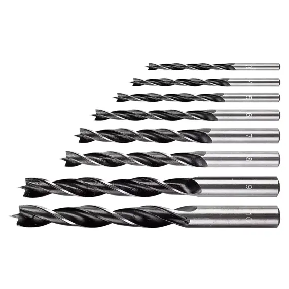 GRAPHITE sada vrtáků do dřeva 8-dílná 3-10mm 54T575