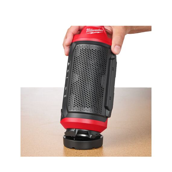 MILWAUKEE M12 SPEJSG2-0 aku reproduktor 12V, Bluetooth 5.3 dosah až 60m, bez baterie