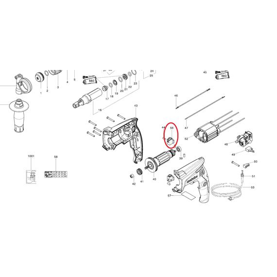 METABO 316067130 uhlíky KHE 2444