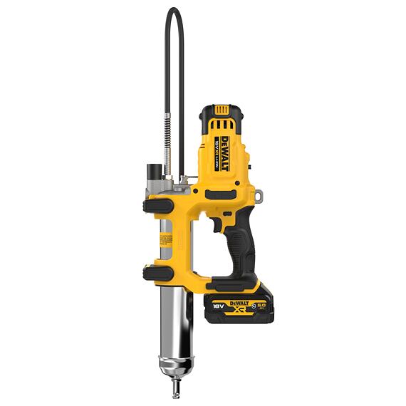 DeWalt  DCGG581P1G výtlačná maznice 2-rychlostní 18V/1*5Ah XR Li-Ion