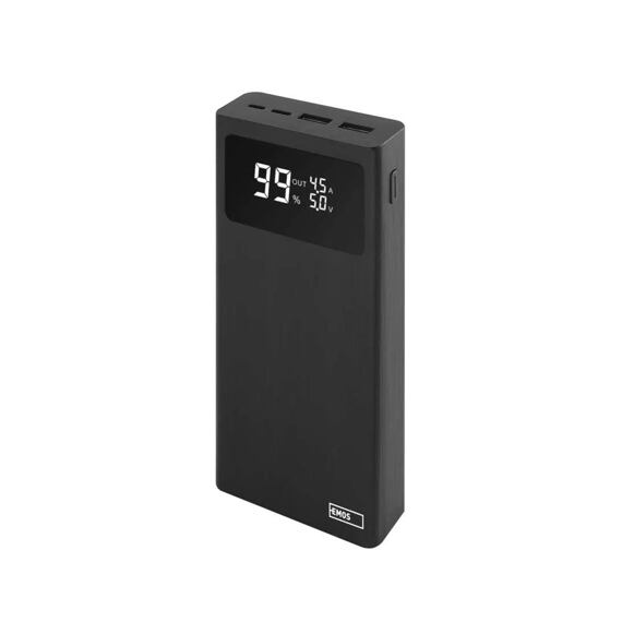 EMOS powerbanka Beta Q20, 20000mAh, 22,5W černá, B0532B