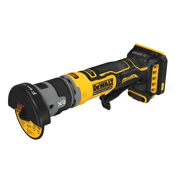 DeWalt DCG430N aku přímá řezačka 18V XR, pro kotouče 76mm, bezuhlíkový motor, bez baterie