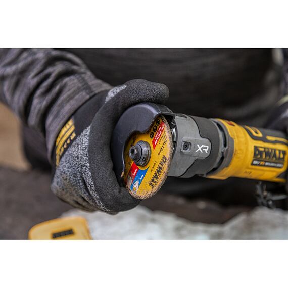 DeWalt DCG430N aku přímá řezačka 18V XR, pro kotouče 76mm, bezuhlíkový motor, bez baterie