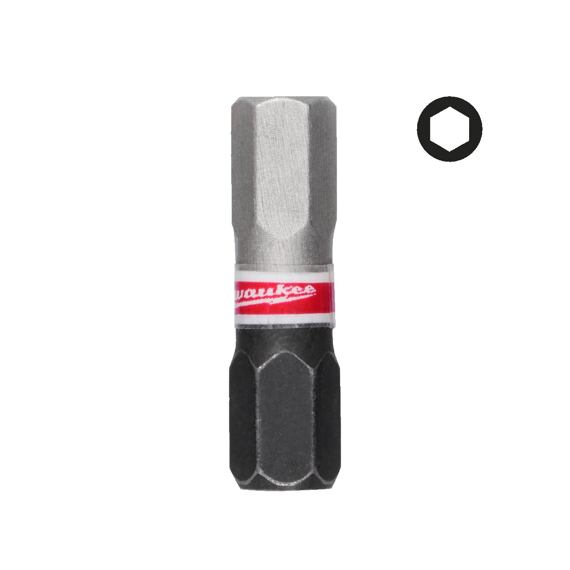 MILWAUKEE 4932500382 bit imbus 6mm/25mm ShockWave Impact Duty, 1ks