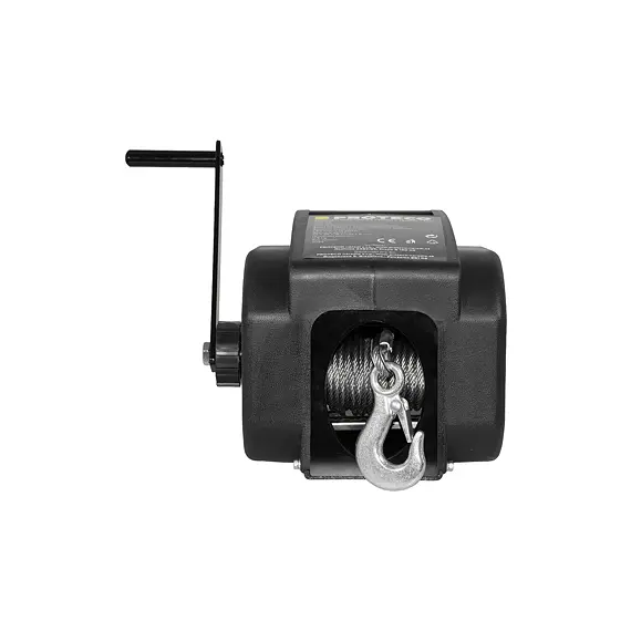 PROTECO naviják lanový 12V, nosnost 900kg, lano 9,14m, 51.09-NLE-1800-12