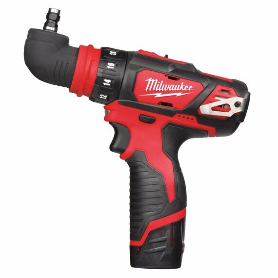 MILWAUKEE M12 BDDXKIT-202C aku skrutkovač s výmennými nástavcami 12V/2Ah