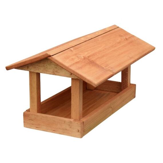 krmítko pro ptáky dřevěné č.18, 40*21cm, hnědé, 9772fo