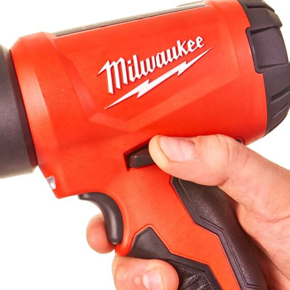 MILWAUKEE M18 BHG-0 aku horkovzdušná pistole 18V bez baterie, max.470°C, 170 l/min