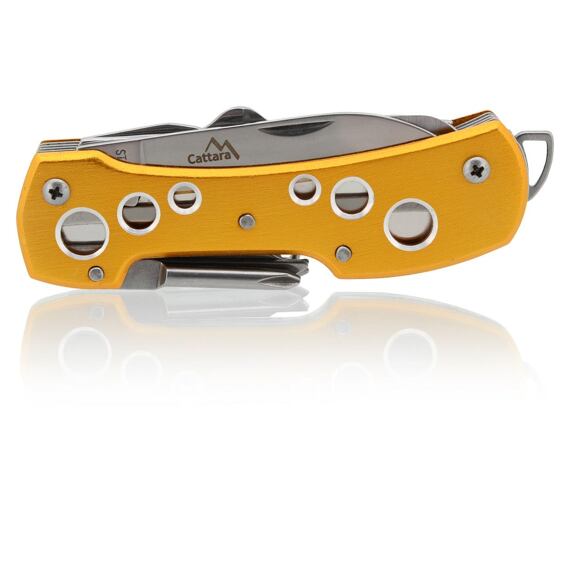 CATTARA nůž kapesní MULTI 10cm, čepel 6cm, 13 nástrojů, HRC48, 13252