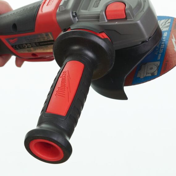 MILWAUKEE M18 CAG125XPDB-0X aku úhlová bruska 125mm, kolébkový vypínač, 18V bez baterie, kufr