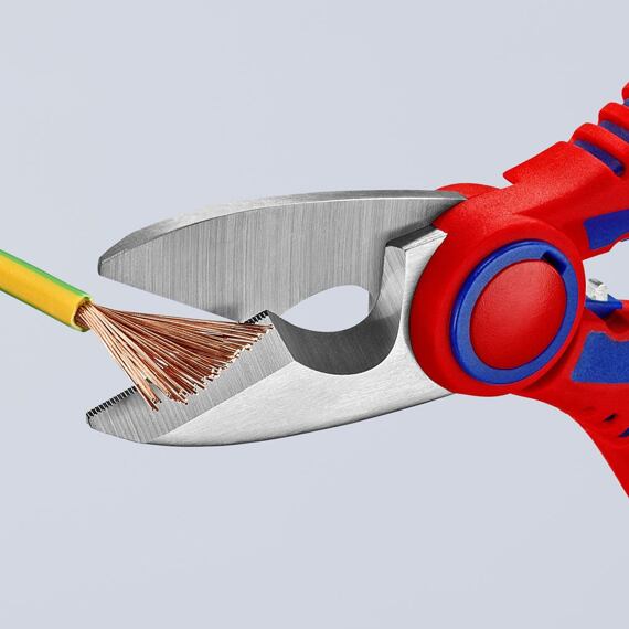 KNIPEX nůžky pro elektrikáře, lisování dutinek do průmeru 6mm, 56HRC, 950510SB