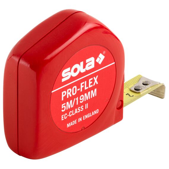 SOLA Pro-Flex PF 5m svinovací metr, 19mm, ABS plast, třída přesnosti II.