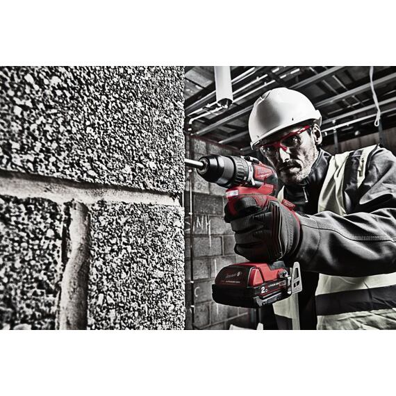 MILWAUKEE M18 CBLPD-202C aku príklepová vŕtačka 18V/2*2Ah, 60Nm, 0-500/1800 ot./min