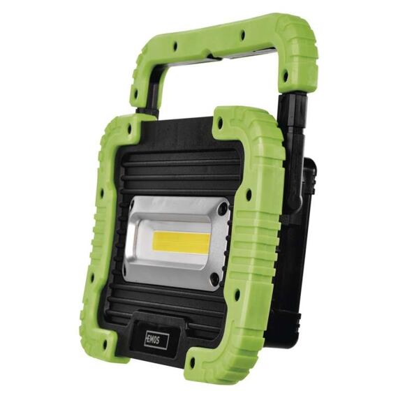EMOS LED nabíjací pracovný reflektor 10W COB + LED 1000lm, 4,4Ah/3,7V, P4533