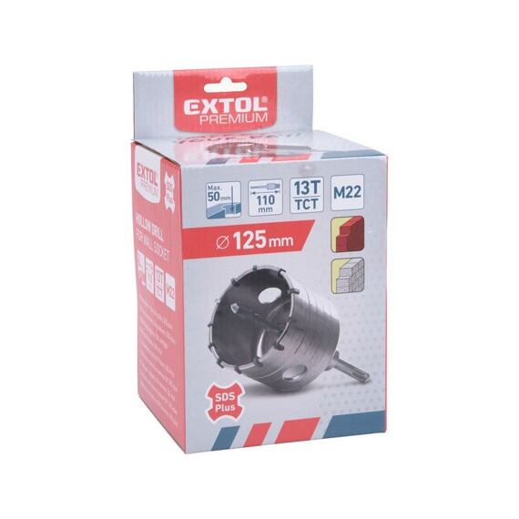 EXTOL Premium vrták SDS+ korunkový 125mm 8801971