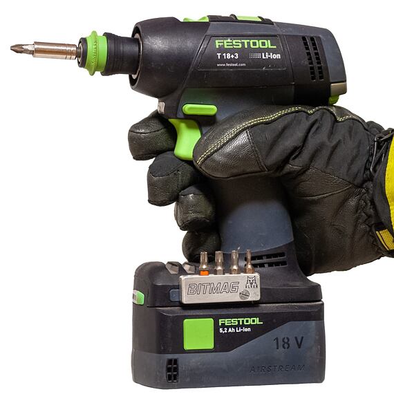 BITMAG držák bitů k aku vrtačkám MAGNETIC, metal