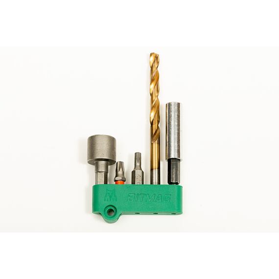 BITMAG držiak bitov k aku vŕtačkám MAGNETIC, composite, zelený