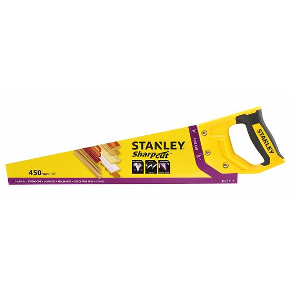 STANLEY STHT20370-1 pila ocaska 450mm, 11TPi, kalené zuby broušené do 2 úhlů