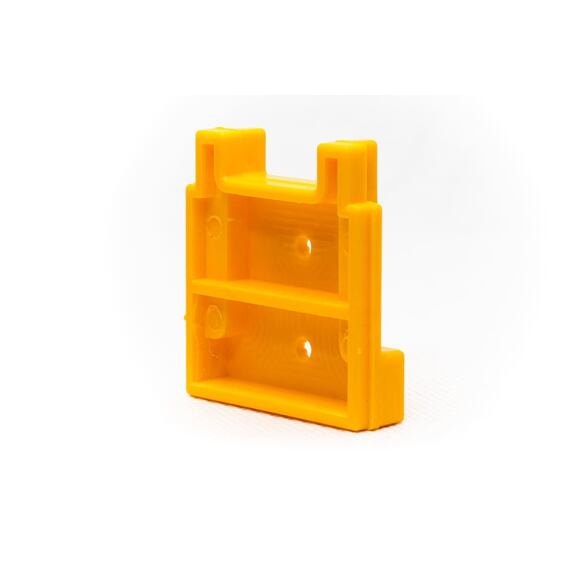 StealthMounts držiak na uloženie aku strojov DeWalt XR 18V i FLEXVOLT 60V, žltý, 1ks