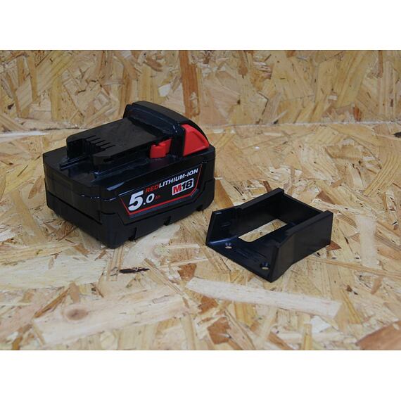 StealthMounts držiak na uloženie akumulátorov MILWAUKEE M18, čierny, 1ks