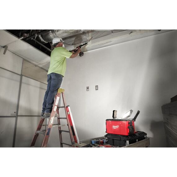 MILWAUKEE M18 POALC-0 lampa PACKOUT 3 otočné hlavy, 18V/230V, 3000/1500/1000lm, bez aku
