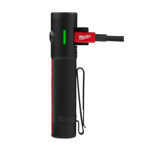 MILWAUKEE IR FL500 aku ručná nabíjacia lampa 4V, 500/100/10 lm, IP67, dosvit 100m